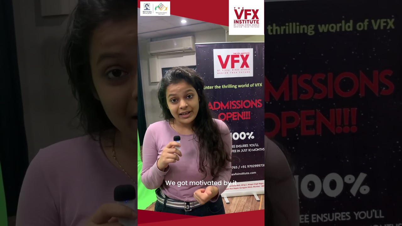 Student testimonial - VFX Workshop at Tolani college