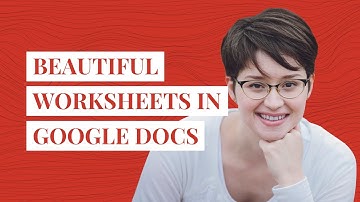 How to Create Branded Worksheets in Google Docs