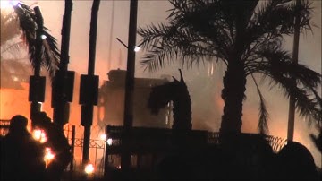 Bahrain : Clashes Near Police Station eve of Revolution Anniversary