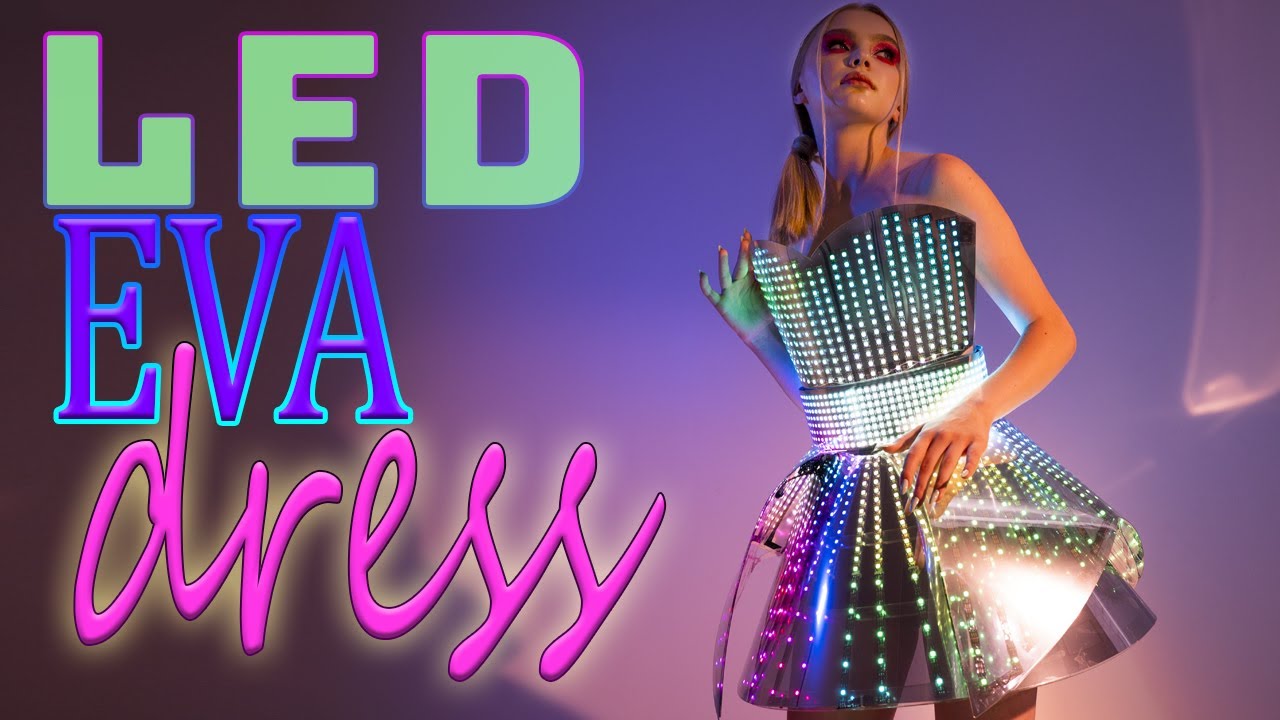 Smart LED Dress with Mirrored Coverage by ETERESHOP