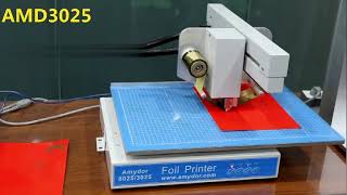 Amydor-3025 DIGITAL FLATBED FOIL PRINTER AUTOMATIC HEAD