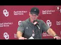OU HC Brent Venables speaks with the media following a 44-0 shoutout victory versus Kent State