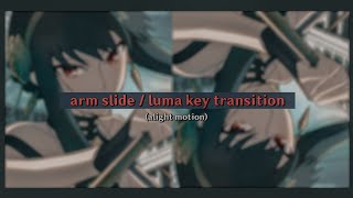 Arm Slide w/ Luma Key Tutorial (Alight Motion/Ibis Paint)