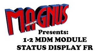 1-2 MDM MODULE STATUS DISPLAY FR