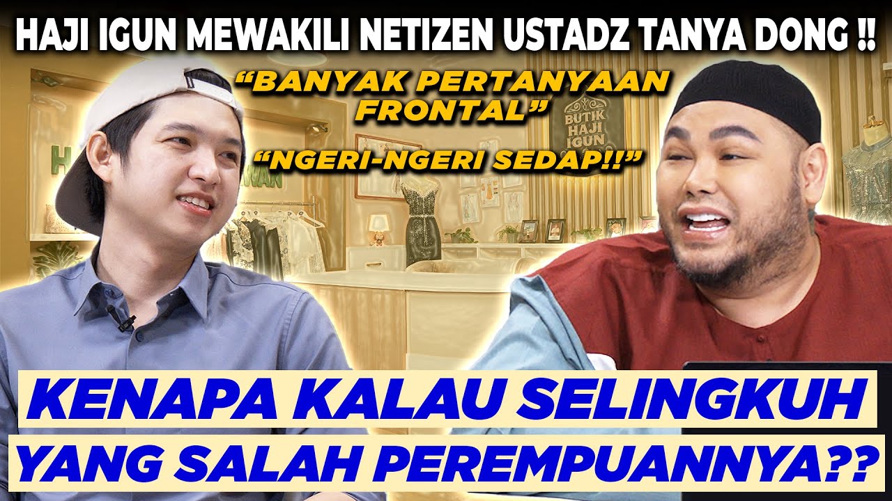 DITANYA TENTANG POLIGAMI, KOH DENNIS GERAM‼️ | BUTIK HAJI IGUN