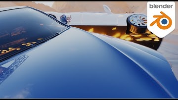 Car crash animation made with Blender