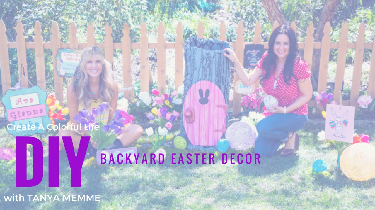 Diy Backyard Easter Decor