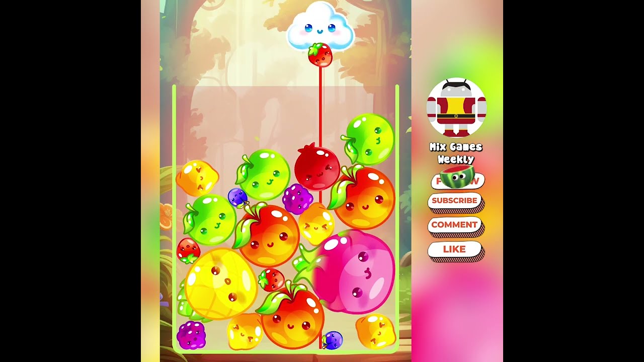 Blueberry Splash - Max Level 🍉 Watermelon Game, Fruit Merge Party Juicy Drop, I Want Watermelon