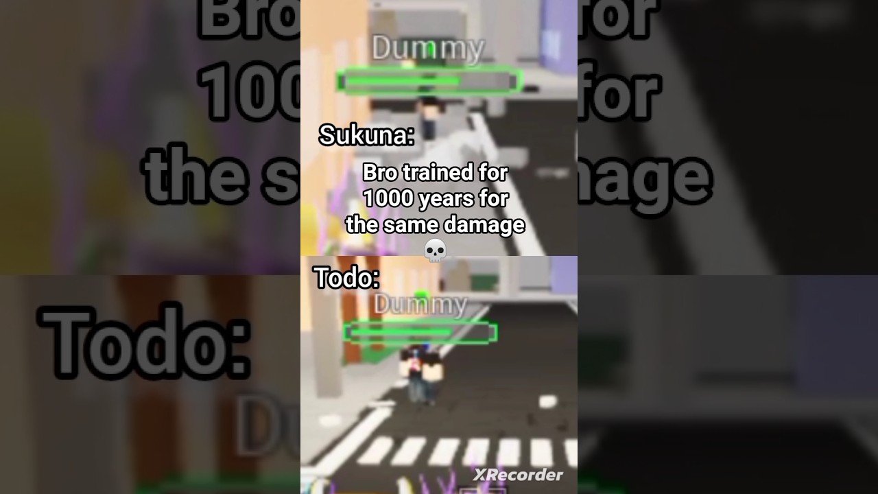 Sukuna’s 1000 years of power… for the same damage 💀🥀