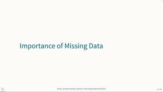 Class 2 (Lecture 01) Introduction to Missing Data Methods  (University of Iowa; PSQF 7375 2025)