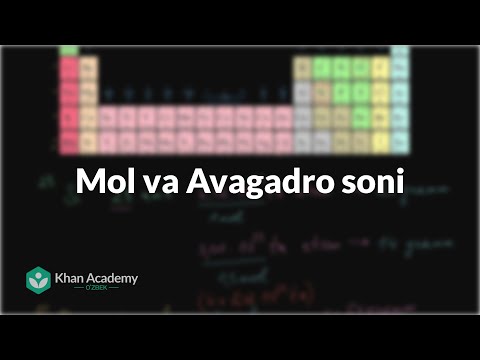 Video: Atomlar va mollar bir xil narsami?