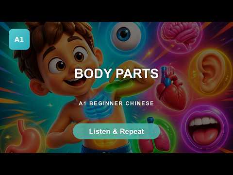 Body Parts in Chinese | 25 Words & Phrases to Listen & Repeat for Beginners