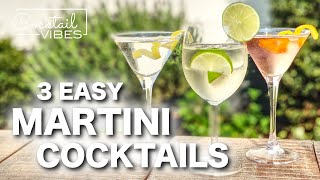 3 Easy MARTINI Cocktails | Cocktail Recipes screenshot 3