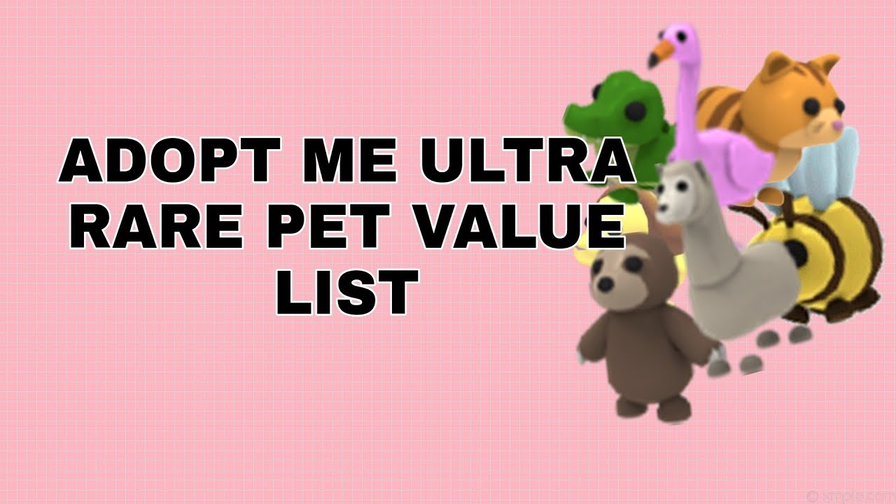 Rare pets. Value all Pets Exclusive list.