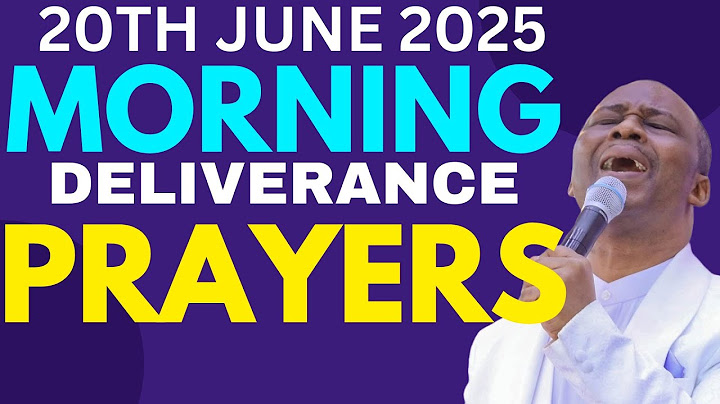 COMMAND FRIDAY MORNING DELIVERANCE || JUINE 20, 2025 DR D.K OLUKOYA