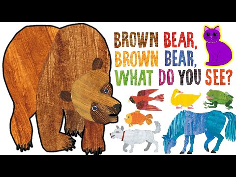 Brown Bear Brown Bear What Do You See Animated Story Book for kids read ...