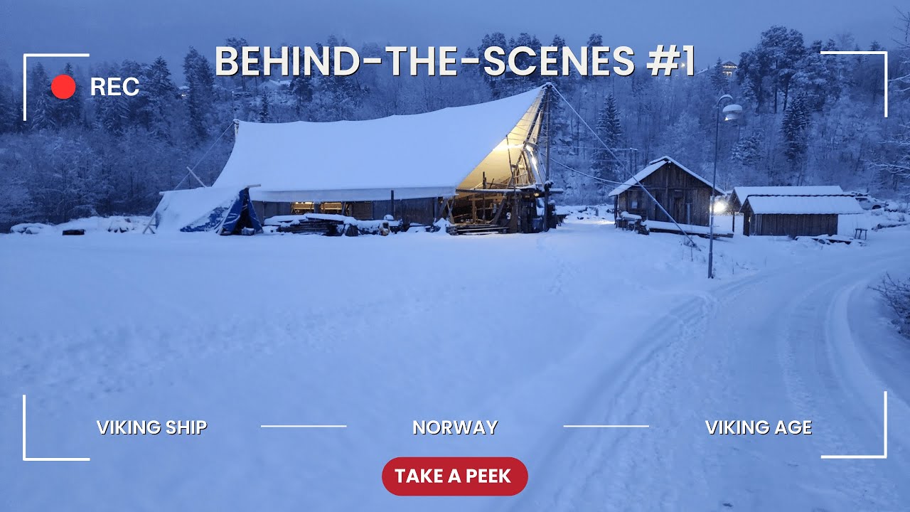 NRK Visits Our Viking Shipyard! 🎥 Exclusive Behind the Scenes Access 🎬