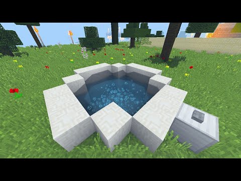 Come creare una vasca idromassaggio funzionante su minecraft pe ... Come costruire una vasca idromassaggio