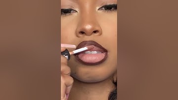 Pink Lipstick With Brown Lip Liner | By Ohmyzy