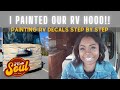 Painting RV Decals- How I did it Step by Step