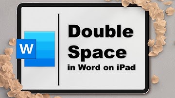 How to Double Space In Word on iPad