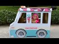 صوفيا تبيع في شاحنة الايسكريم !! Sofia fun selling in Ice Cream Truck
