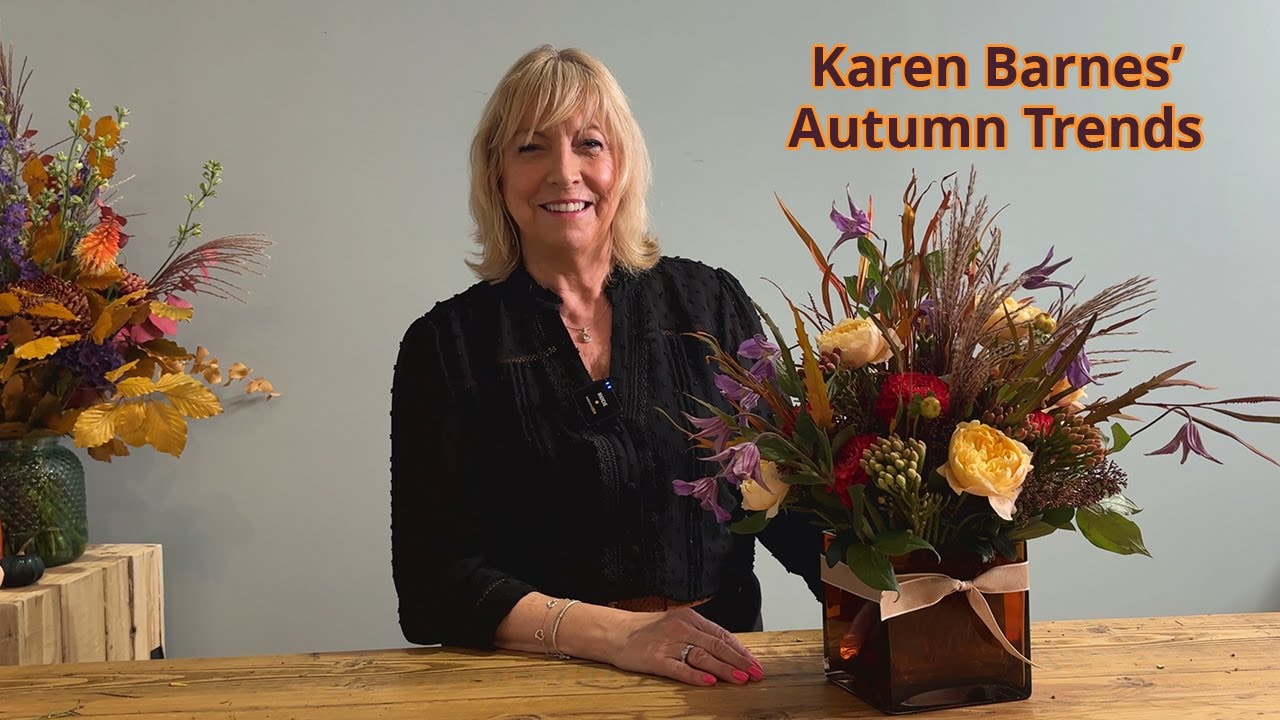 Откройте для себя тенденции флористики осени 2025 года с Карен Барнс | Interfloristry Trade Club