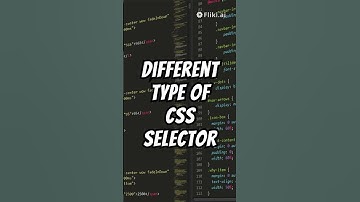 Different types of CSS selector 😮😮 #html5 #css #css3 #webdevelopment #cssselector