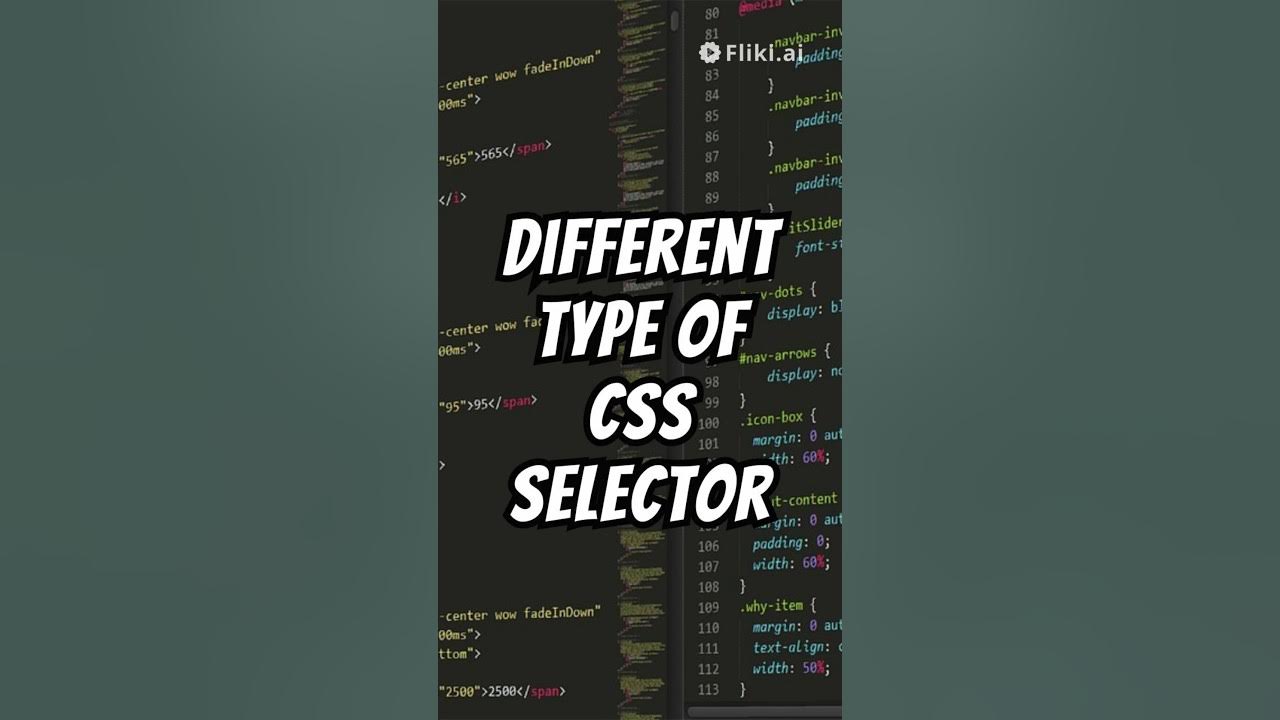 Different types of CSS selector 😮😮 #html5 #css #css3 #webdevelopment # ...