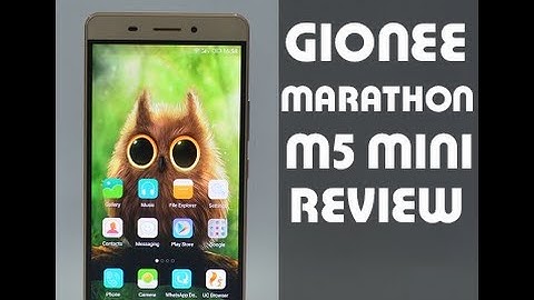 Gionee Marathon M5 mini Review