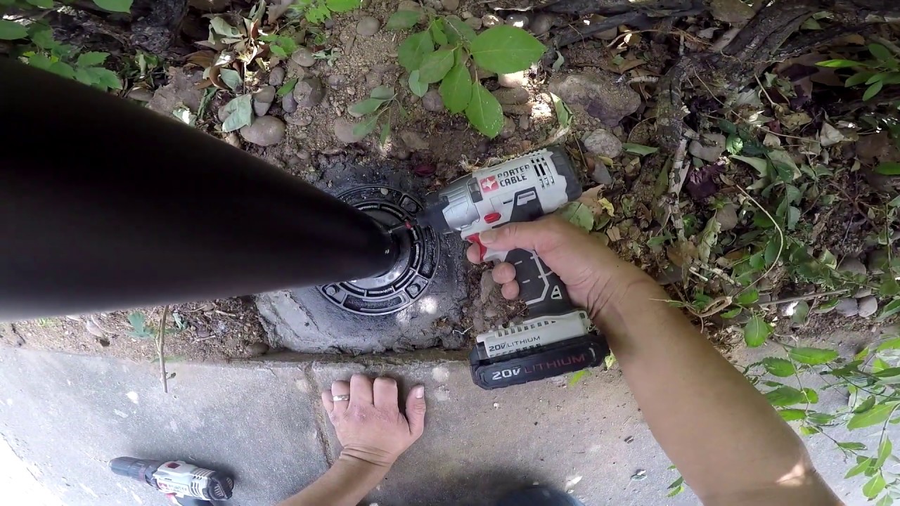 Outdoor lamp post base YouTube