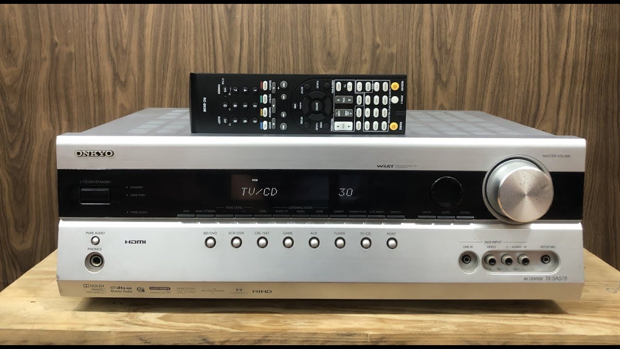 美品♪】ONKYO TX-SA578 7.1ch対応AVセンターアンプ(オンキョー AV