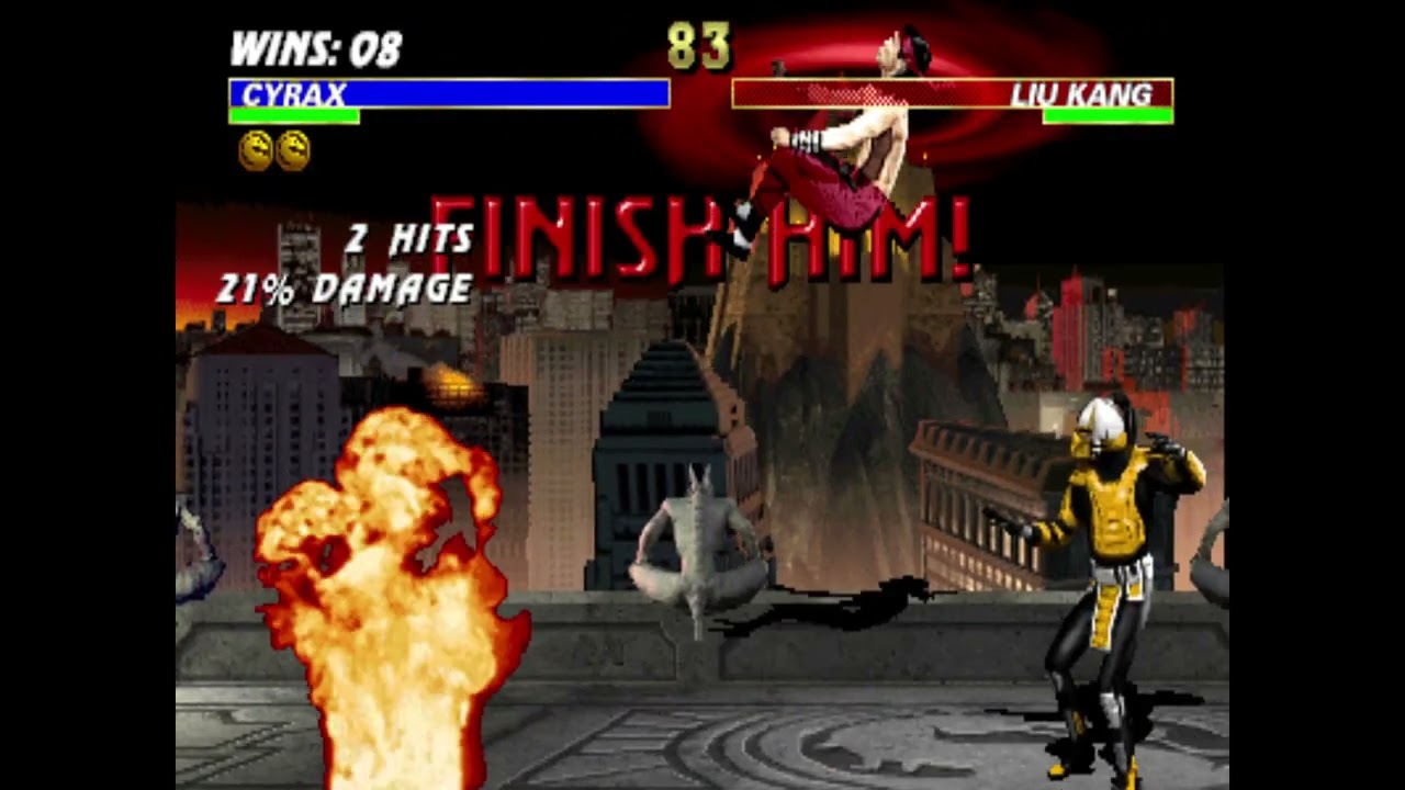 MAME  Mortal Kombat 3 STOP HITTING YOURSELF EDITION  ACADE PLAY THROUGH CRYAX