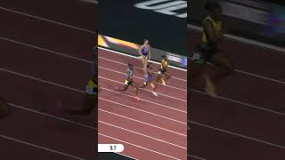 Melissa Jefferson-Wooden holds on to clock 10.62 for gold #WorldAthleticsUltimate
