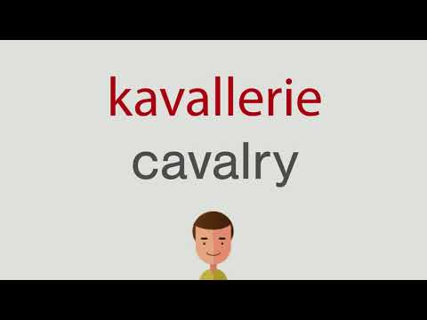 Video: Ist Kavalleristen ein Wort?