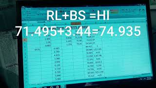 How  to Field survey Data entry in Excel file #canalfieldengineer #canalwork