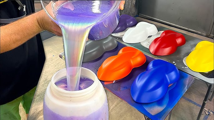 HOW TO SPRAY COLOR SHIFT PAINT / COLOR SHIFTING PAINT 