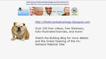 CCNA CCENT Video Practice Exam #20:  Routing Protocol Configurations