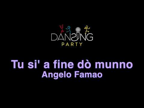 Angelo Famao - Tu si a fine dò munno (Testo/Lyrics Video)