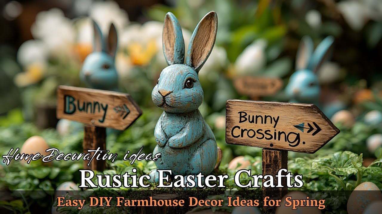 Rustic Easter Farmhouse DIY: Simple Yet Elegant Spring Decor Ideas