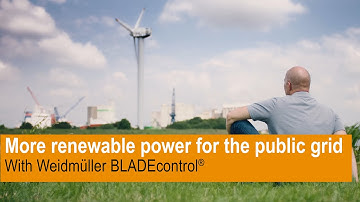 More renewable power for the public grid with BLADEcontrol®