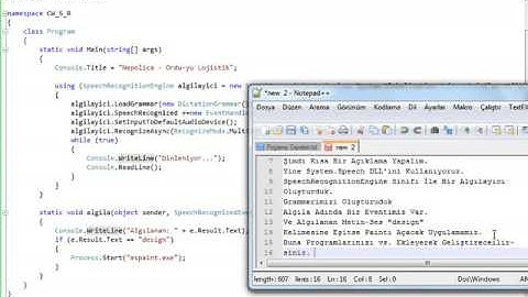 Csharp Speech Recognition