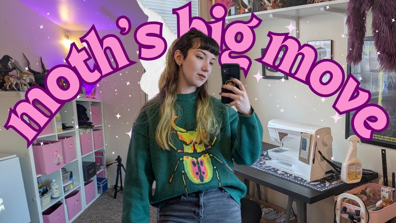 Moth's Big Move! CRAFT ROOM UNBOXING