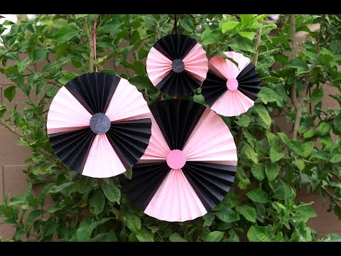 Large Paper Fan Tutorial