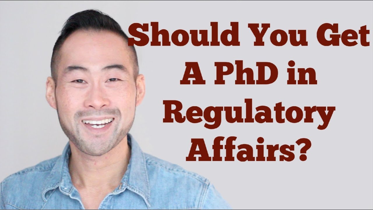 phd programs in regulatory affairs