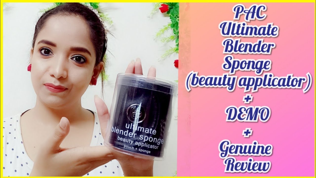 PAC ULTIMATE BLENDER 3D SPONGE  ⚫🤩 II Pac Beauty Blender II Review & Demo II Nikki Makeup World