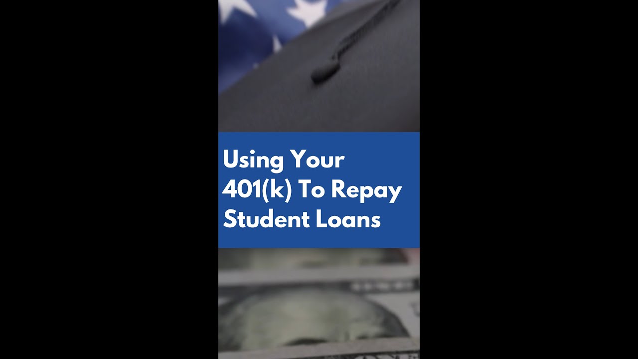 Using your 401(k) to pay off student loans: Weighing the risks, benefits, and potential long-term financial impact. Using your 401(k) to pay off student loans: Weighing the risks, benefits, and potential long-term financial impact.