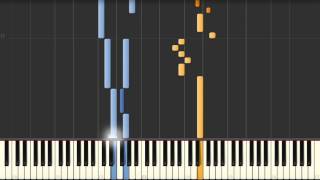 Goldberg Variation Aria (J. S. Bach) BWV 988 - Synthesia piano tutorial