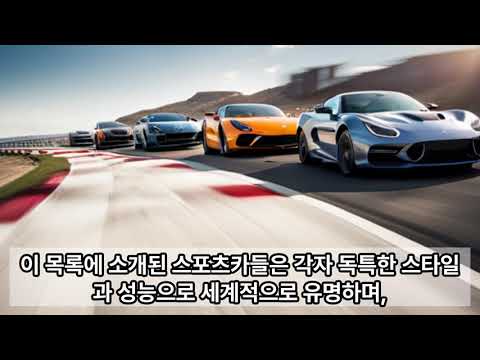 세계에서 가장 인기있는 스포츠카  TOP 10 - #top10 #스포츠카 #자동차 #슈퍼카