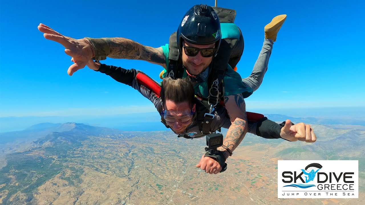 Alex's Tandem Jump at Skydive Greece